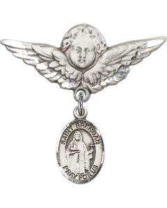 St Brendan the Navigator Baby Badge - 9018/0733
