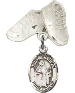 St Brendan the Navigator Baby Badge - 9018/5923
