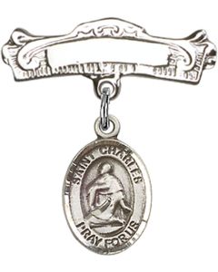 St Charles Borromeo Baby Badge - 9020/0732