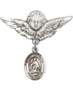 St Charles Borromeo Baby Badge - 9020/0733