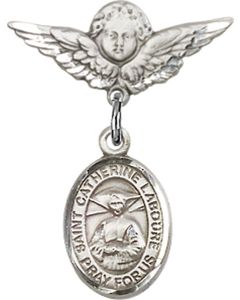 St Catherine Laboure Baby Badge - 9021/0735