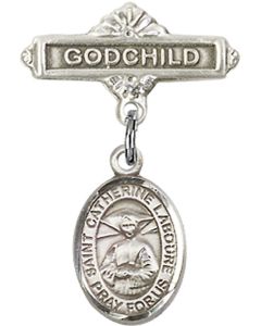 St Catherine Laboure Baby Badge - 9021/0736