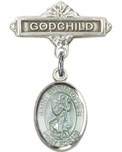 St Christopher Baby Badge - 9022E/0736