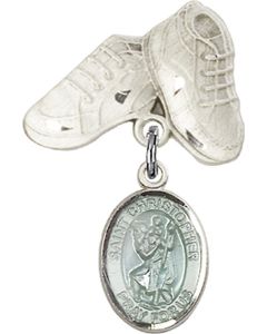 St Christopher Baby Badge - 9022E/5923