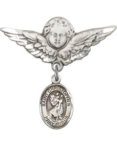 St Christopher Baby Badge - 9022/0733