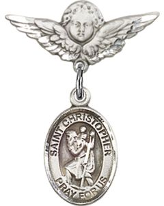 St Christopher Baby Badge - 9022/0735