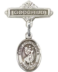 St Christopher Baby Badge - 9022/0736