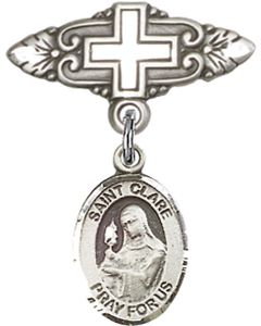 St Clare of Assisi Baby Badge - 9028/0731