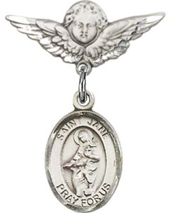 St Jane of Valois Baby Badge - 9029/0735