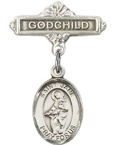 St Jane of Valois Baby Badge - 9029/0736