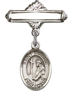 St Dominic de Guzman Baby Badge - 9030/0730