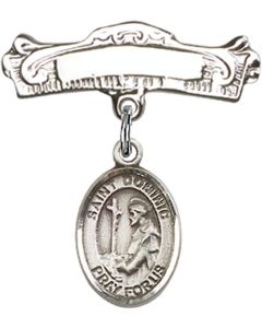 St Dominic de Guzman Baby Badge - 9030/0732