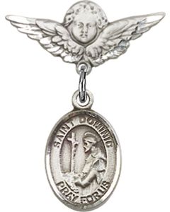 St Dominic de Guzman Baby Badge - 9030/0735