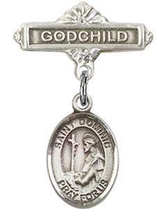 St Dominic de Guzman Baby Badge - 9030/0736