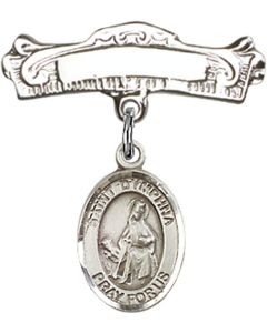 St Dymphna Baby Badge - 9032/0732