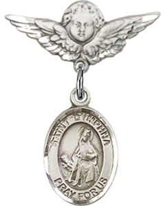 St Dymphna Baby Badge - 9032/0735