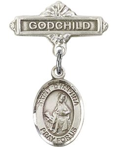 St Dymphna Baby Badge - 9032/0736