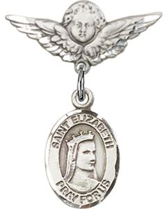 St Elizabeth of Hungary Baby Badge - 9033/0735