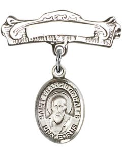 St Francis de Sales Baby Badge - 9035/0732