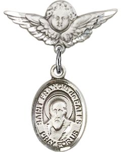 St Francis de Sales Baby Badge - 9035/0735