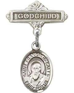 St Francis de Sales Baby Badge - 9035/0736