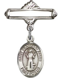 St Francis of Assisi Baby Badge - 9036/0730
