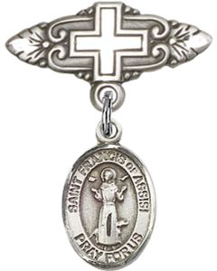 St Francis of Assisi Baby Badge - 9036/0731