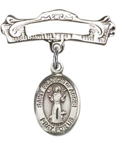 St Francis of Assisi Baby Badge - 9036/0732