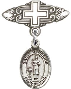 St Genesius of Rome Baby Badge - 9038/0731