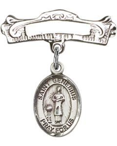 St Genesius of Rome Baby Badge - 9038/0732