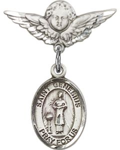 St Genesius of Rome Baby Badge - 9038/0735