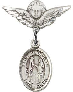 St Genevieve Baby Badge - 9041/0735