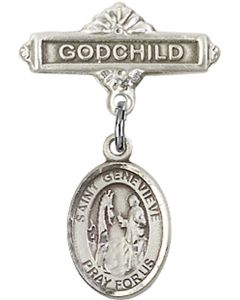 St Genevieve Baby Badge - 9041/0736