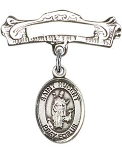 St Hubert of Liege Baby Badge - 9045/0732