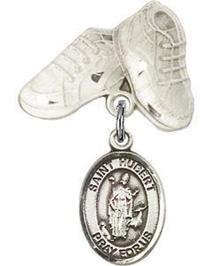 St Hubert of Liege Baby Badge - 9045/5923