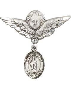 St Gregory the Great Baby Badge - 9048/0733