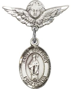 St Gregory the Great Baby Badge - 9048/0735