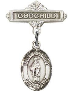 St Gregory the Great Baby Badge - 9048/0736