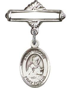 St Isidore of Seville Baby Badge - 9049/0730