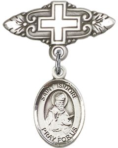 St Isidore of Seville Baby Badge - 9049/0731