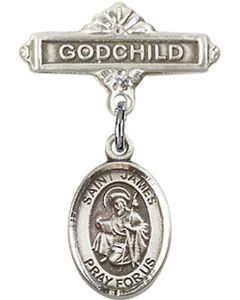 St James the Greater Baby Badge - 9050/0736