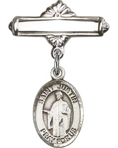 St Justin Baby Badge - 9052/0730