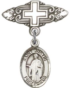 St Justin Baby Badge - 9052/0731