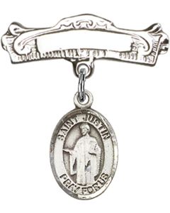 St Justin Baby Badge - 9052/0732