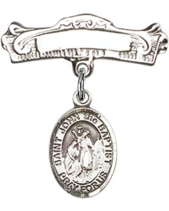 St John the Baptist Baby Badge - 9054/0732