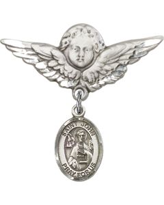St John the Apostle Baby Badge - 9056/0733
