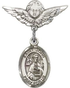 St John the Apostle Baby Badge - 9056/0735