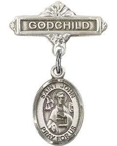 St John the Apostle Baby Badge - 9056/0736