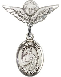 St Jude Thaddeus Baby Badge - 9060/0735