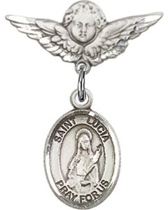 St Lucia of Syracuse Baby Badge - 9065/0735